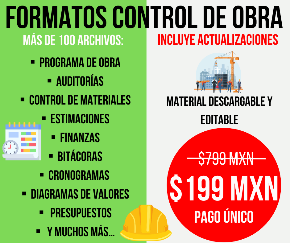FORMATOS CONTROL DE OBRA 2025