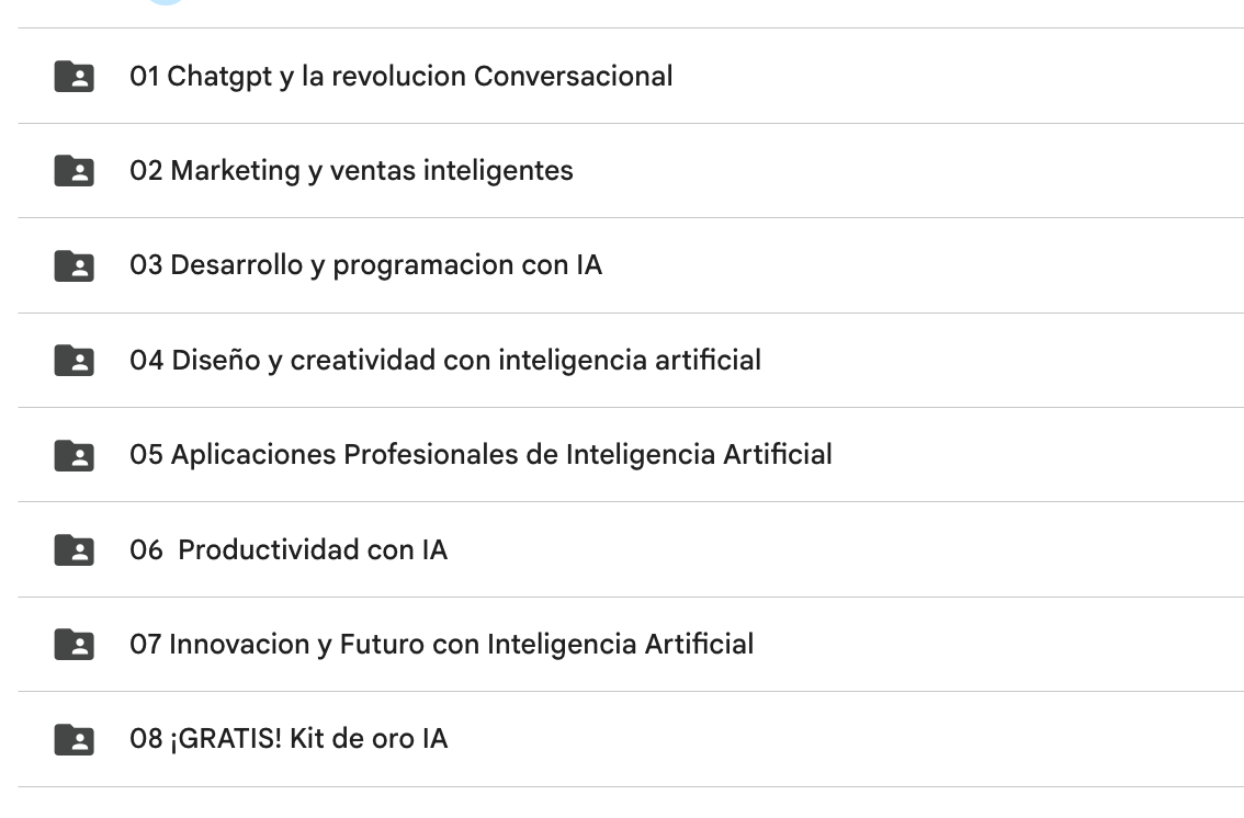 CURSOS DE INTELIGENCIA ARTIFICIAL 2026