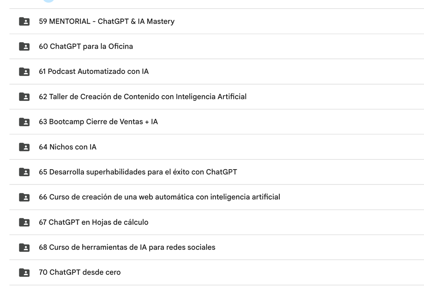 CURSOS DE INTELIGENCIA ARTIFICIAL 2026