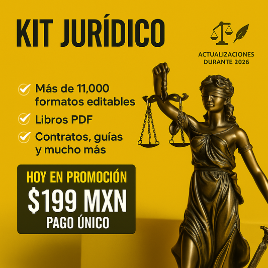KIT JURÍDICO Y CONTRATOS LEGALES 2026