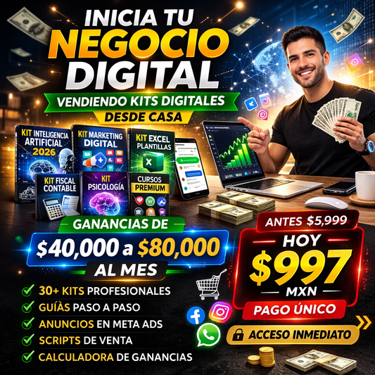 INICIA TU NEGOCIO DIGITAL RENTABLE 2026